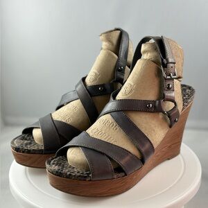 Naturalizer Platform Wedge Sandals with Straps